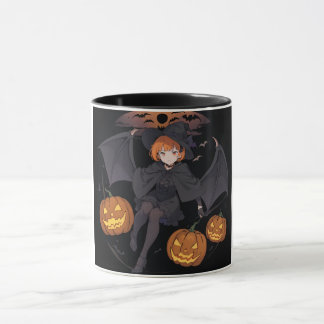 Caneca menina do halloween