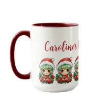 Menina Elfa Natal Magia Personalizada