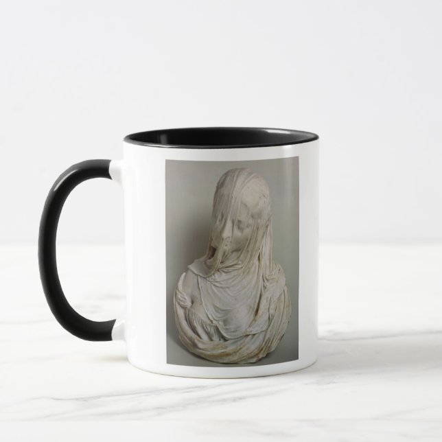Caneca Menina encoberta (mármore) (Esquerda)