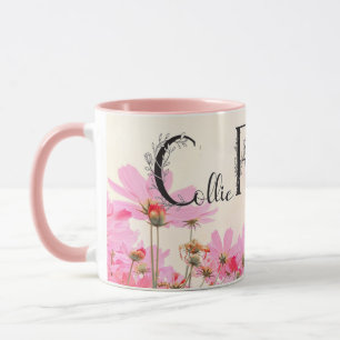 Caneca Menina Flor Collie