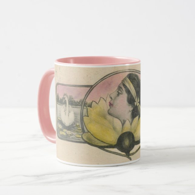 Caneca Menina Lírio de Água (Frente Esquerda)