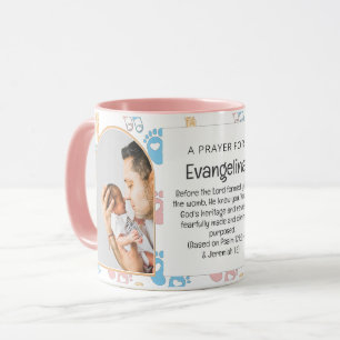 Caneca Menina Personalizada Bonita Cristã Souvenir Duas F