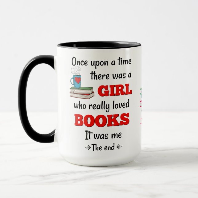 Caneca Menina Que Amava Livros (Esquerda)