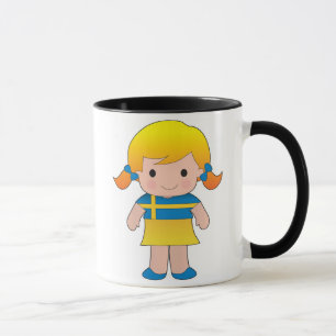 Caneca Menina sueco pequena