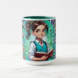 Caneca Meninas Amam a Ciência!