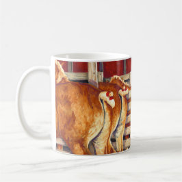 Caneca Meninas da mostra - cavalos belgas