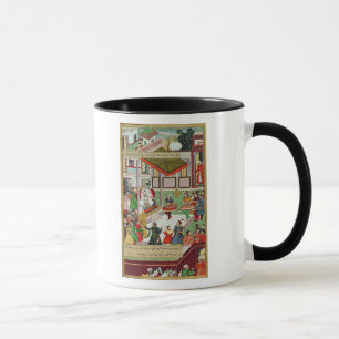 Caneca Meninas de dança tomadas o palácio de Baz Bahadu