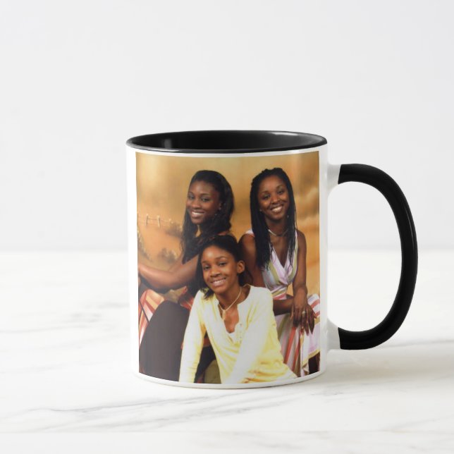 Caneca meninas, DIA DE OS PAIS FELIZ (Direita)