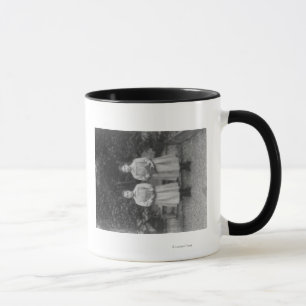 Caneca Meninas na escola privada em Istambul Turquia