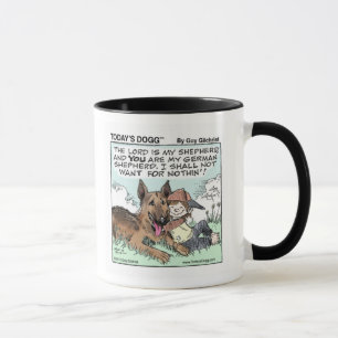 Caneca Menino & cão de hoje de Dogg™