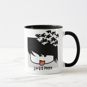 Caneca Menino de animação ultra-bonito