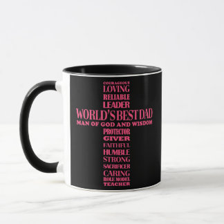 Caneca Mens Christian Padre Dia de os pais Homens Deus
