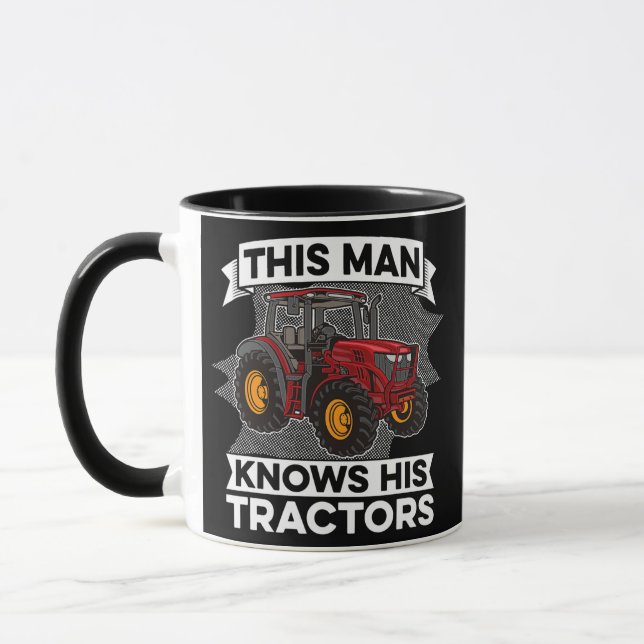 Caneca Mens Este Homem Conhece O Farmador De Fazendas Dos (Esquerda)