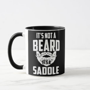 Caneca Mens Não é uma barba É um pai engraçado