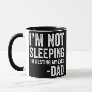 Caneca Mens Não Estou Dormindo Só Estou Descansando Meus