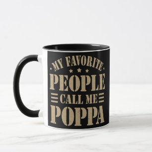 Caneca Mens Poppa de Avós para Poppa Men