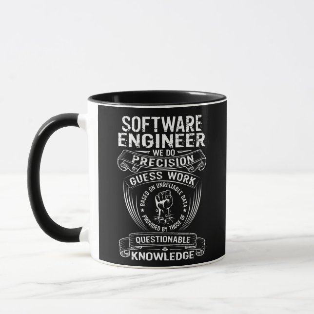 Caneca Mens Software Engineer funny saying  (Esquerda)