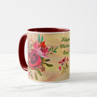 MENSAGEM BRILHANTE DE DIA DE AS MÃES FELIZ FLORAL