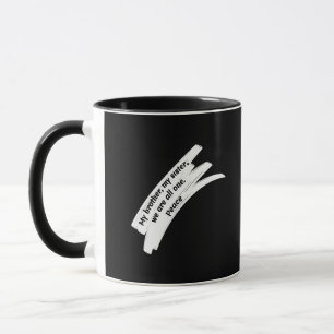 Caneca Mensagem de Paz de Paint Wipe