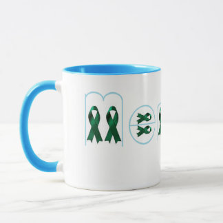 Caneca Mensagem de Suporte de Fitas de Saúde Mental