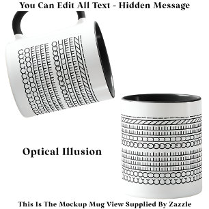 Caneca Mensagem Oculta Café Rainha 115B Novidade Engraçad