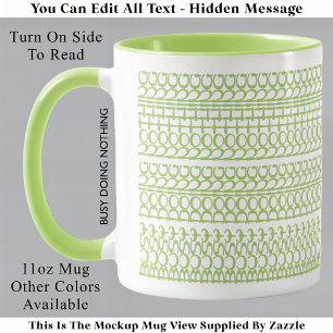 Caneca Mensagem Oculta de Aniversário 147GW Ocupado Fazen