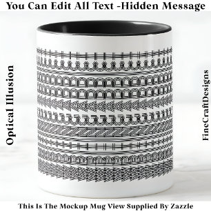 Caneca Mensagem oculta do viciado escrevendo Novelty 111B