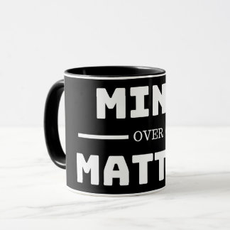 Caneca Mente Sobre a Mug de Matéria