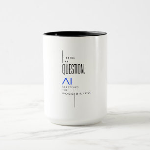 Caneca Mentes Curiosas Encontram IA Generativa