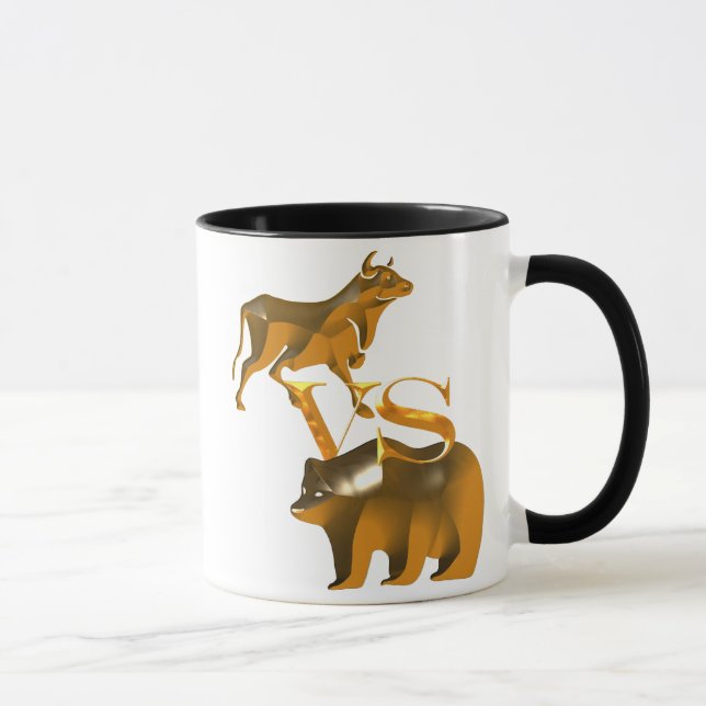 Caneca Mercado Bull Vs Bear (Direita)