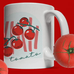 Caneca Mercado de Agricultores de Tomates Itália