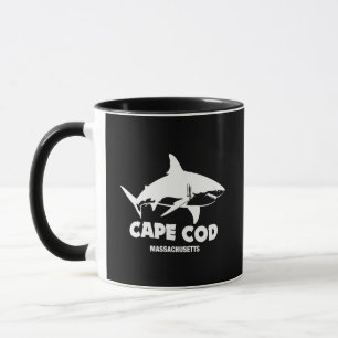 Caneca Mergulho com Tubarões Brancos - Cape Cod