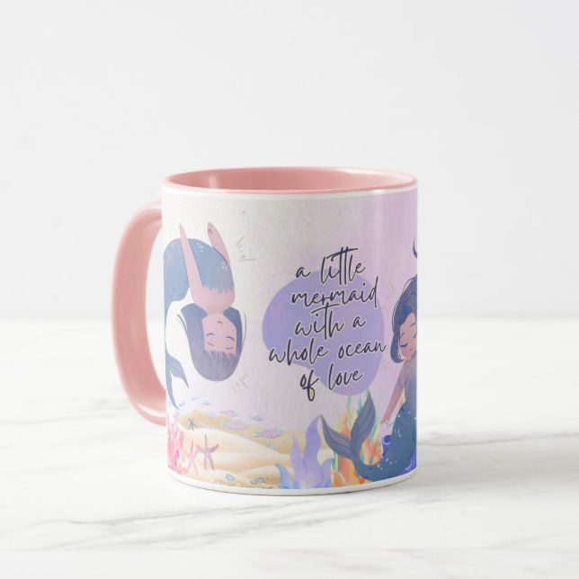 Caneca Mermaid Café Mug (Frente Esquerda)