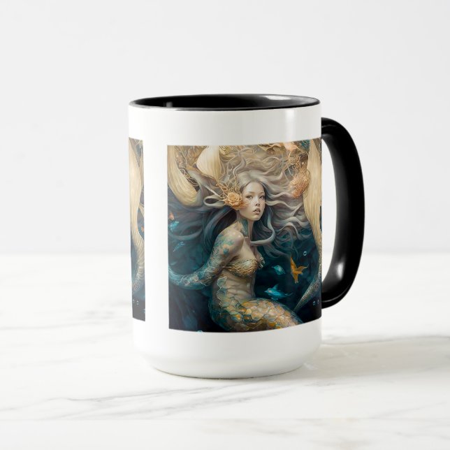 Caneca Mermaid Dreams Combo Mug, 15 oz (Frente Esquerda)