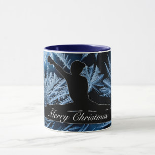 Caneca Merry Christmas de Ginástica Presente de