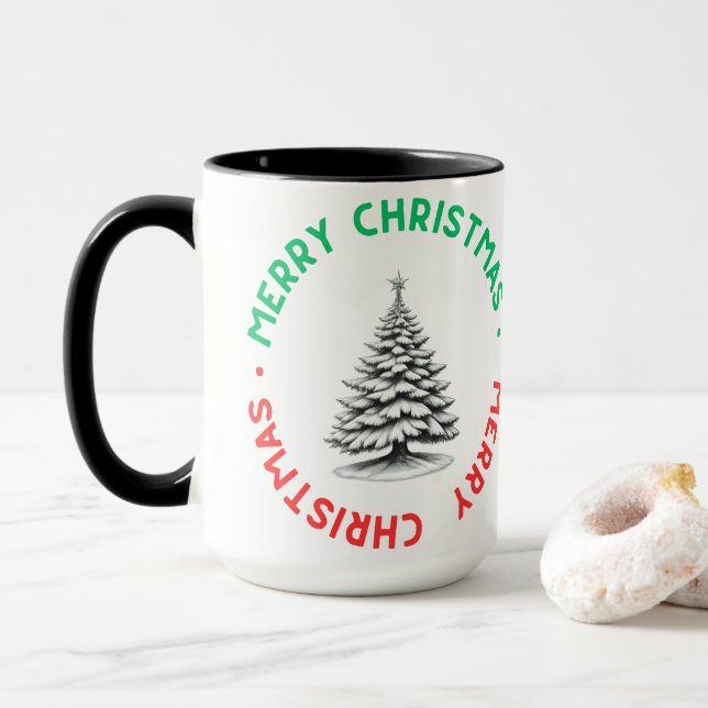 Caneca Merry Christmas Mug (Com Donut)