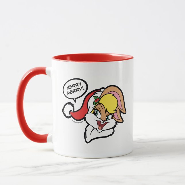 Caneca "Merry Merry" Lola Bunny (Esquerda)