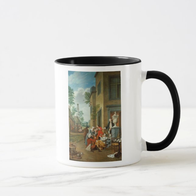 Caneca Merrymaking dos aldeões (Direita)