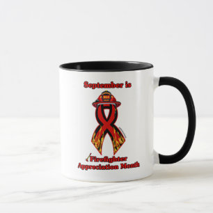 Caneca Mês de Apreciação do Bombeiro