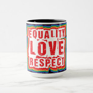 Caneca Mês do Orgulho de Igualdade e Respeito