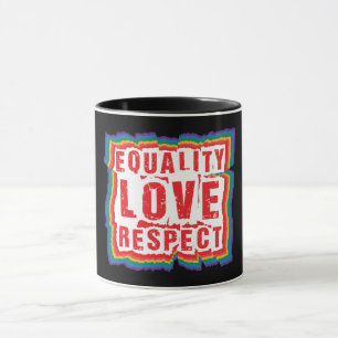 Caneca Mês do Orgulho de Igualdade e Respeito