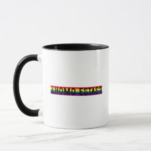 Caneca Mês do Orgulho Gay LGBTQ Espanhol Mexicano Homo Es
