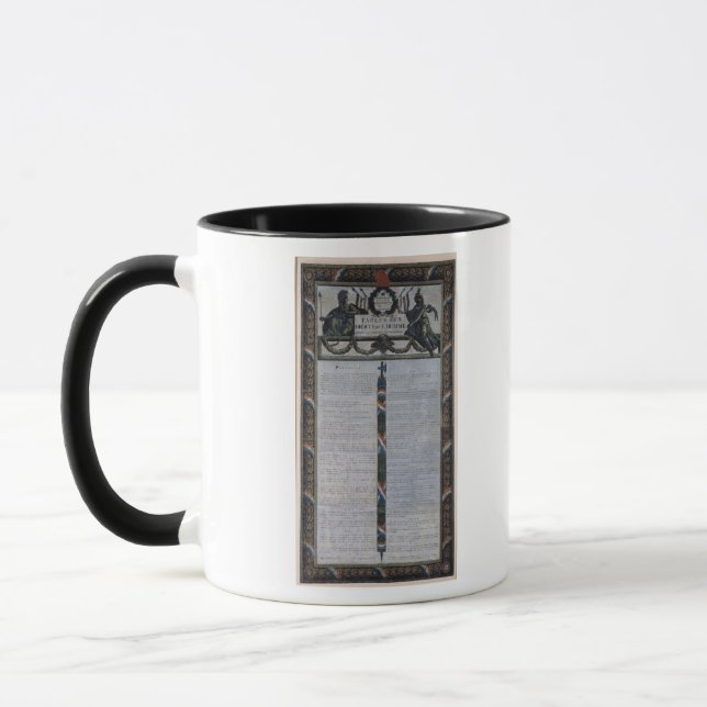 Caneca Mesa da declaração dos direitos de homem (Esquerda)