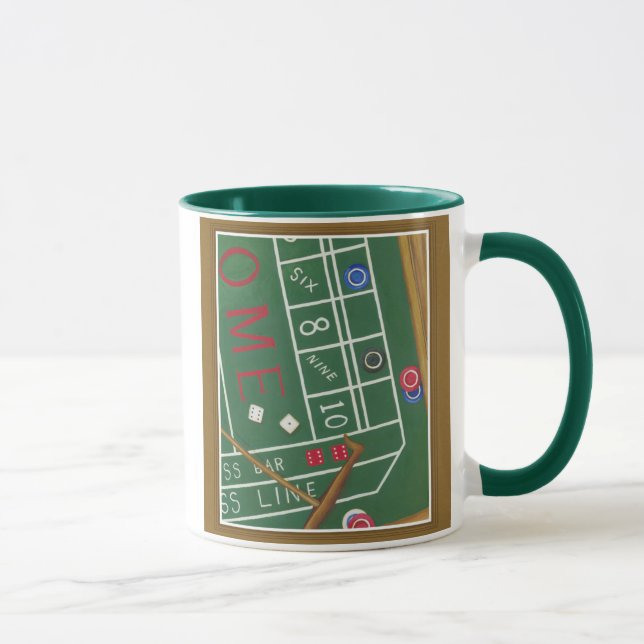 Caneca Mesa de cassino com Chips e Dice (Direita)