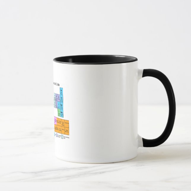 Caneca Mesa periódica de Derby do rolo (Direita)