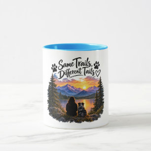 Caneca Mesmos Caminhos, Caudas Diferentes Aventura Canina