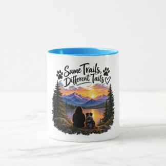Caneca Mesmos Caminhos, Caudas Diferentes Aventura Canina