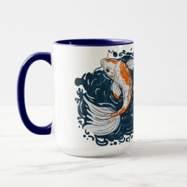Caneca Mestre de flexão de água de Koi Fish