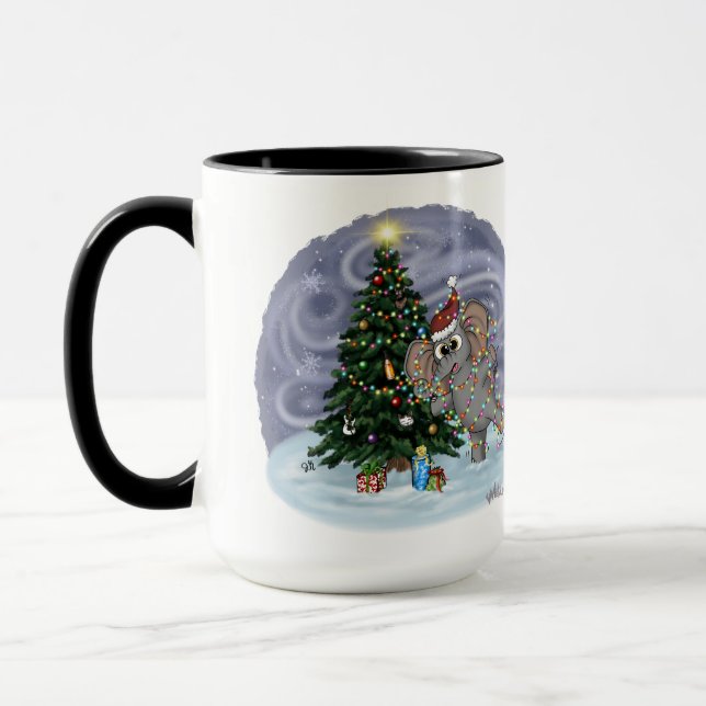 Caneca Metalfabetizante Wilbur em Lights Mug (Esquerda)