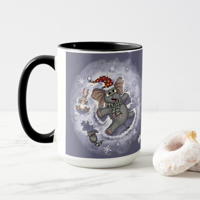 Caneca Metalfabetizante Wilbur Snow Angels Mug (Com Donut)